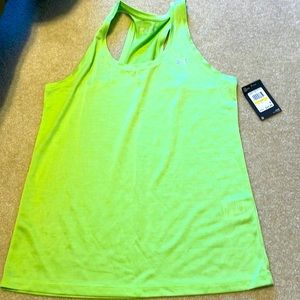 Tech Tank Twist size Medium Neon Green